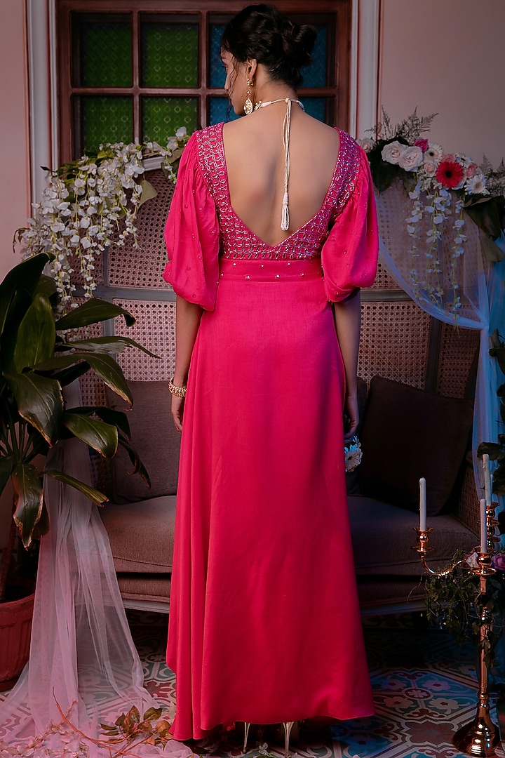 open lace back dress Landon Mini Dress | Pink Floral | Womens