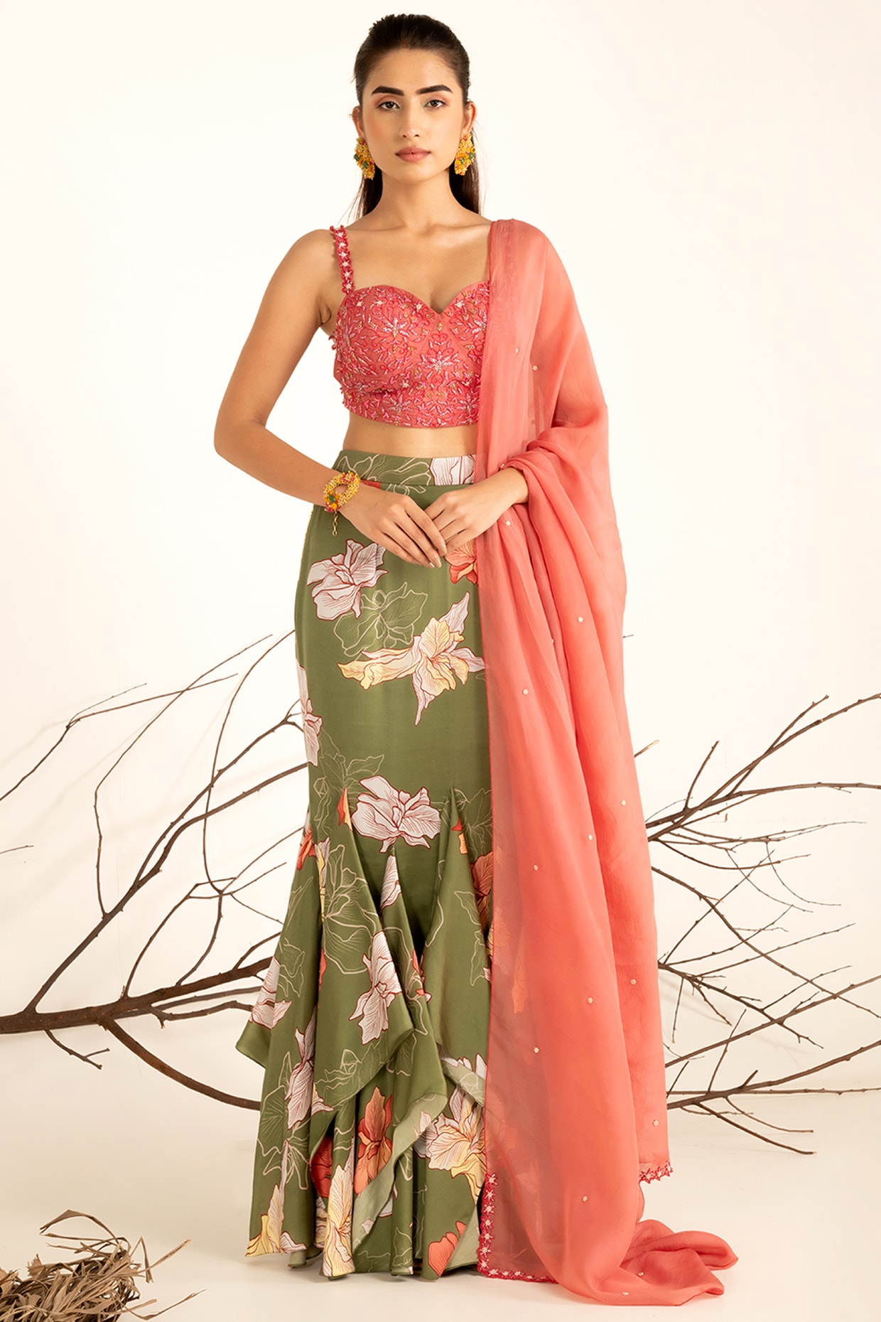 Designer Pakistani Fish Cut Lehenga for Bride #BN166 | Pakistani bridal  dresses, Bridal dress fashion, Lehenga