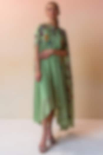 Mint Green Georgette Tunic by Radical at Pernia's Pop Up Shop