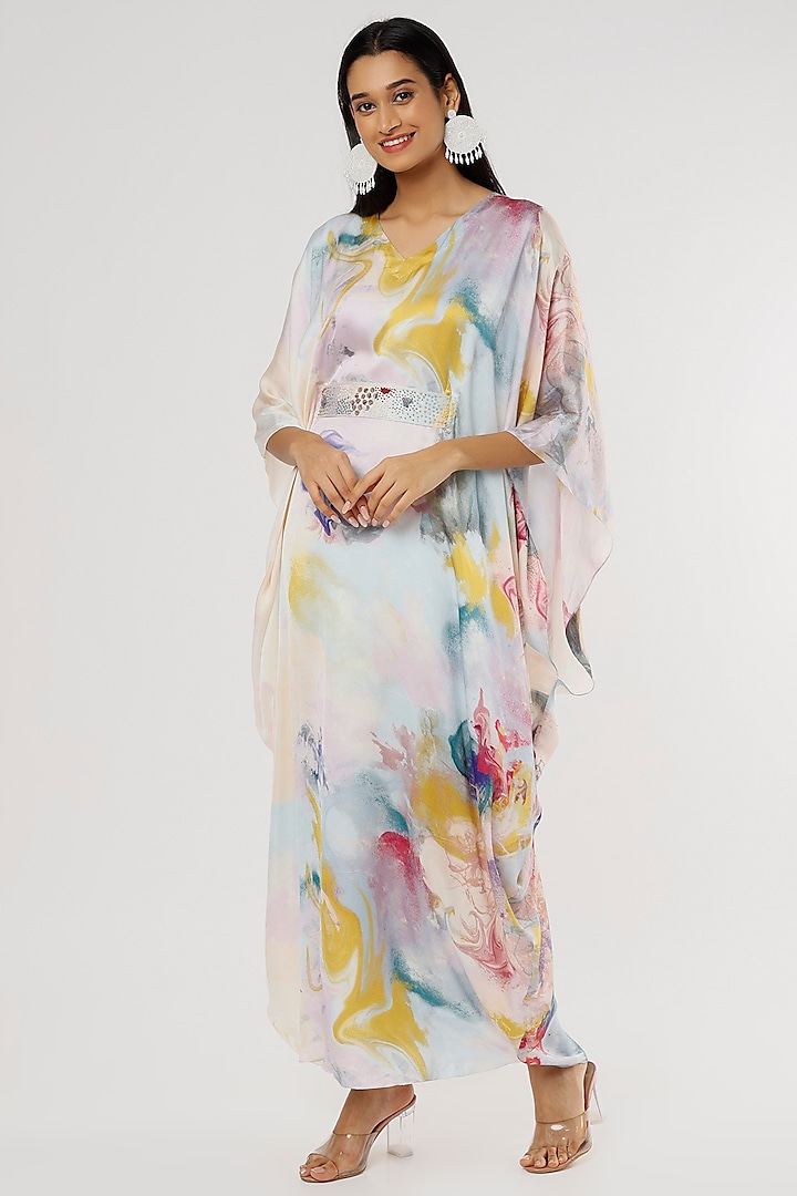 Multi-Coloured Printed Kaftan by Radical