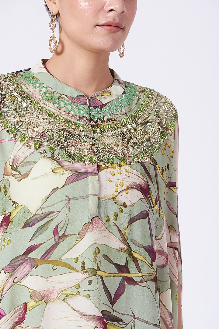Mint Digital Printed Tunic by Radical at Pernia's Pop Up Shop