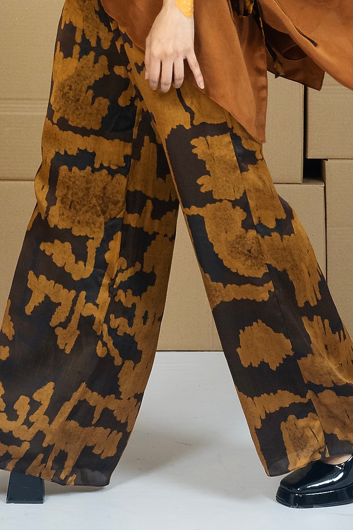 Multi-Colored Bemberg Satin Organza Patchwork Co-Ord Set by Shristi Chetani at Pernia's Pop Up Shop