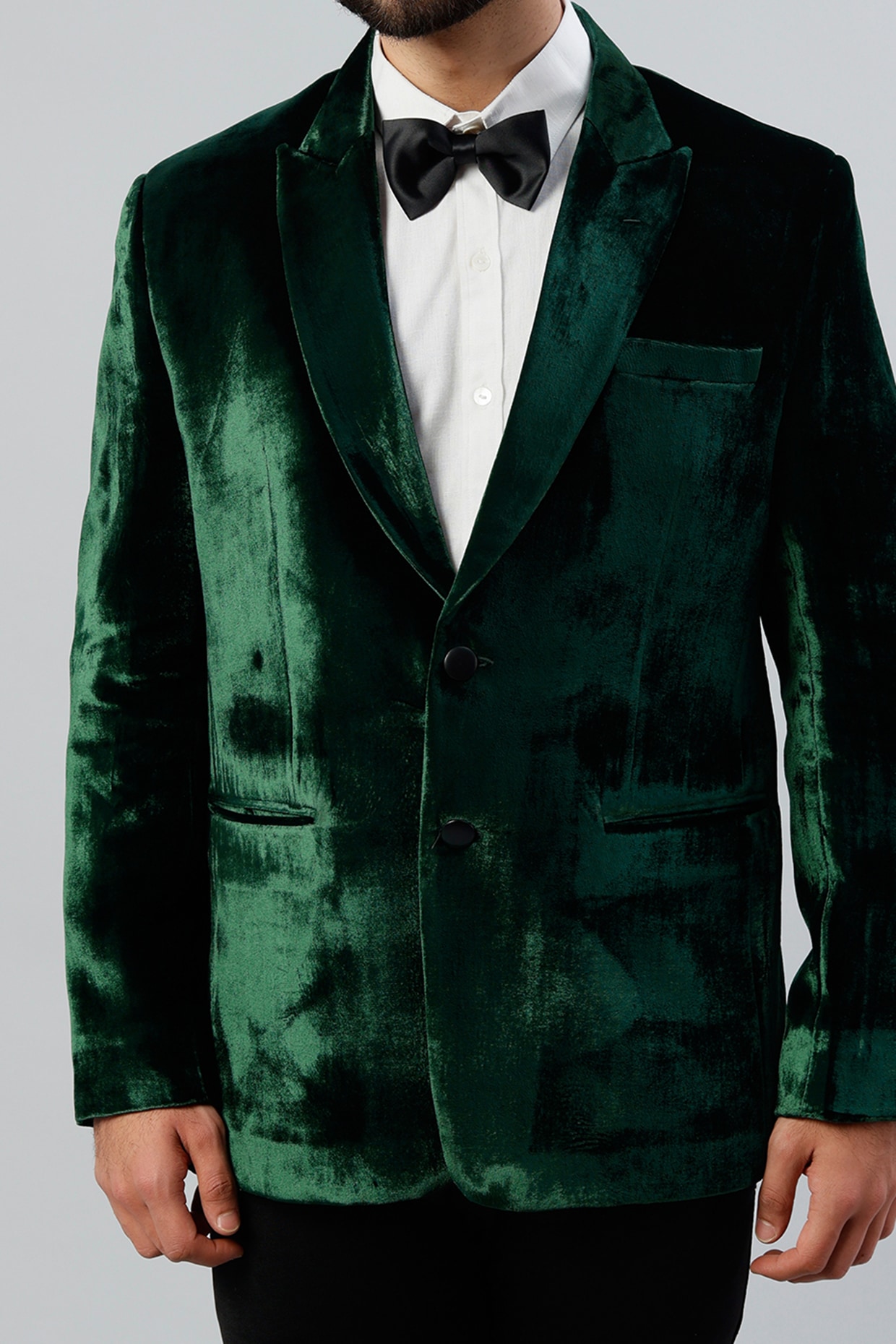 Emerald velvet outlet blazer