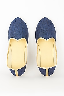 Blue Denim Mojaris by Ssavarto-GIFTS FOR HIM