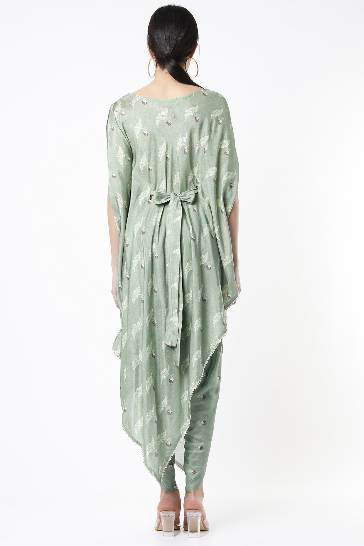 Coastal Green Printed Kurta Set by 17:17 at Pernia's Pop Up Shop