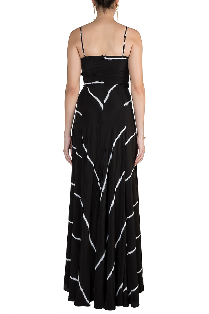 Black Tie-Dye Maxi Vacation Dress by In my clothes by Shruti S at Pernia's Pop Up Shop