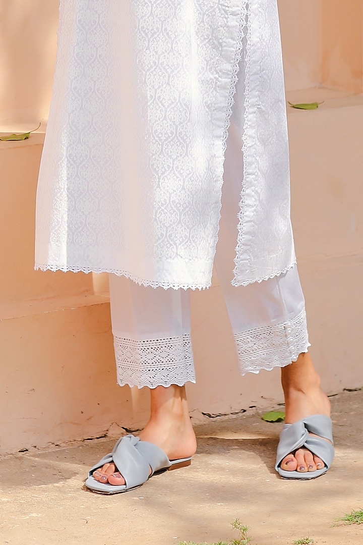 Ivory Screen Printed Tunic by Sage Saga at Pernia's Pop Up Shop