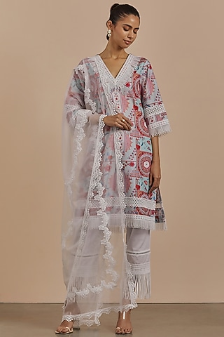 Sage Printed Kurta Set by Sage Saga