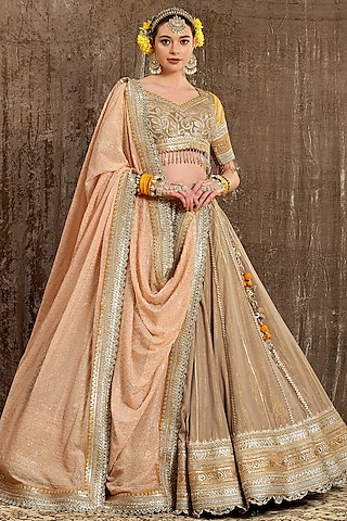 Mouse Embroidered Lehenga Set by Shikhar Sharma