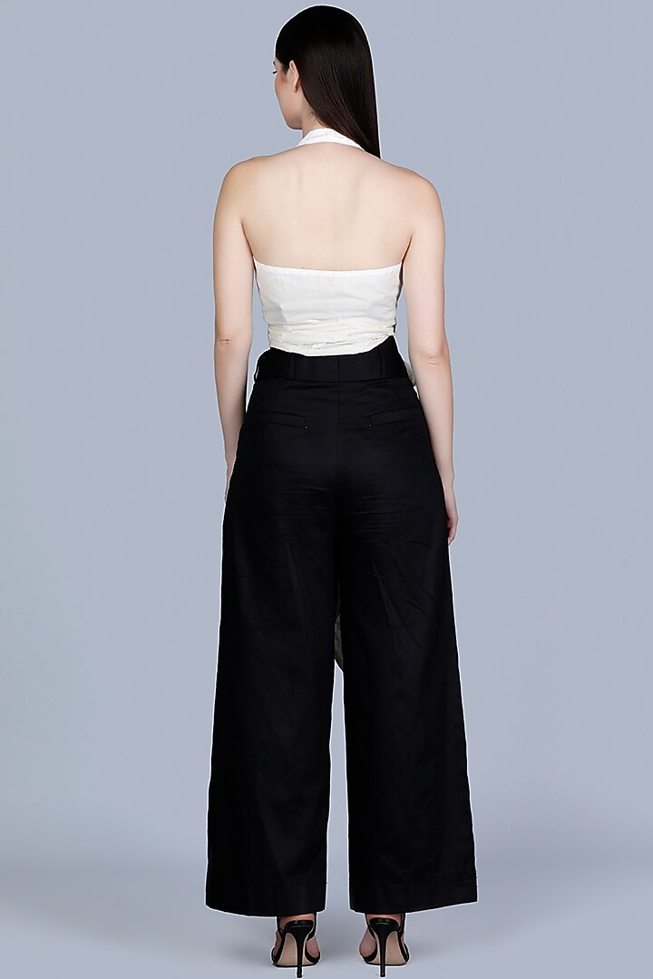 Off-White Cotton Cambric Blouse by Gulabo By Abu Sandeep at Pernia's Pop Up Shop