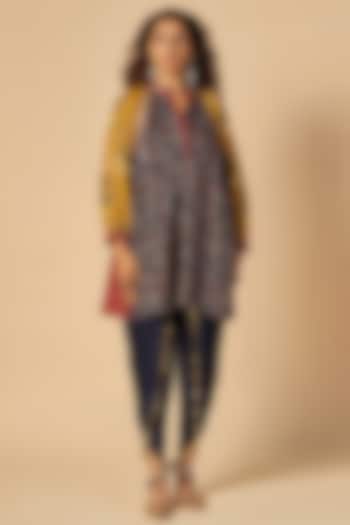 Multi-Colored Chanderi Tunic by Gulabo By Abu Sandeep at Pernia's Pop Up Shop