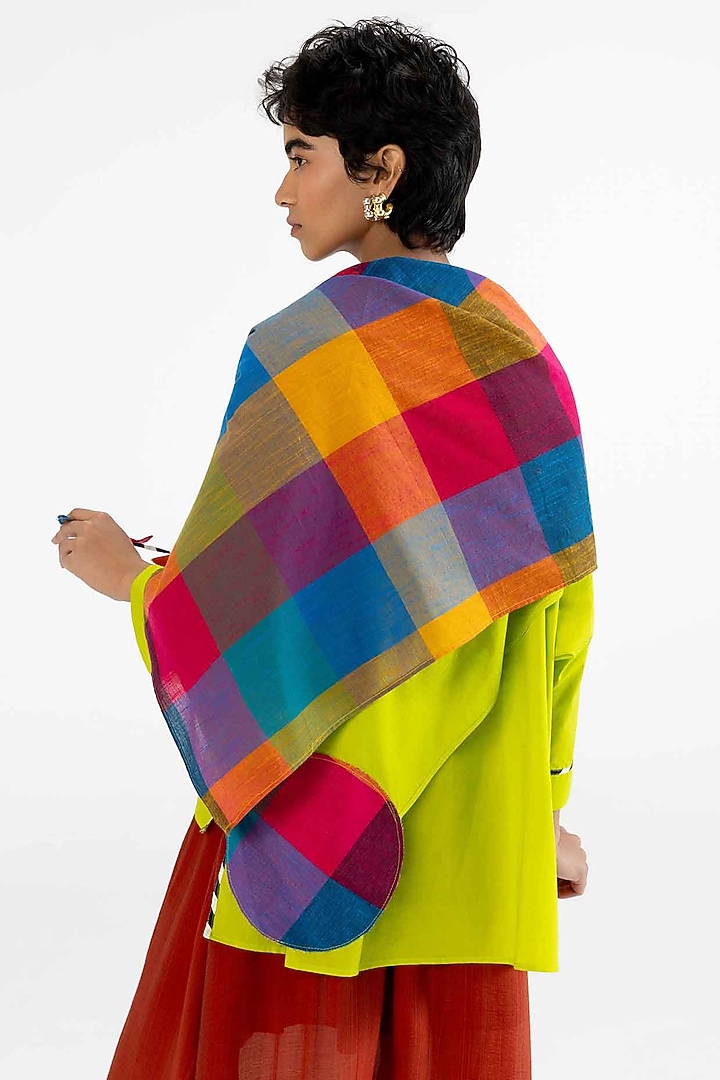 Lime Green Cotton Polka Dot Printed Top by Gulabo By Abu Sandeep at Pernia's Pop Up Shop