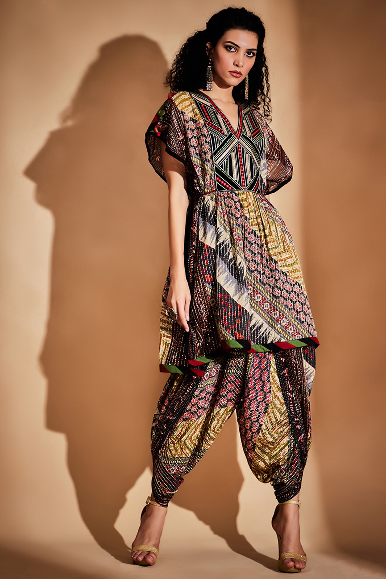 Printed dhoti cheap pants online