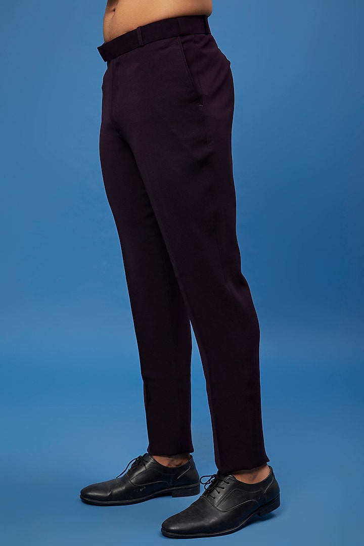 Purple Stretch Tuxedo Set by SVEN SUITS at Pernia's Pop Up Shop