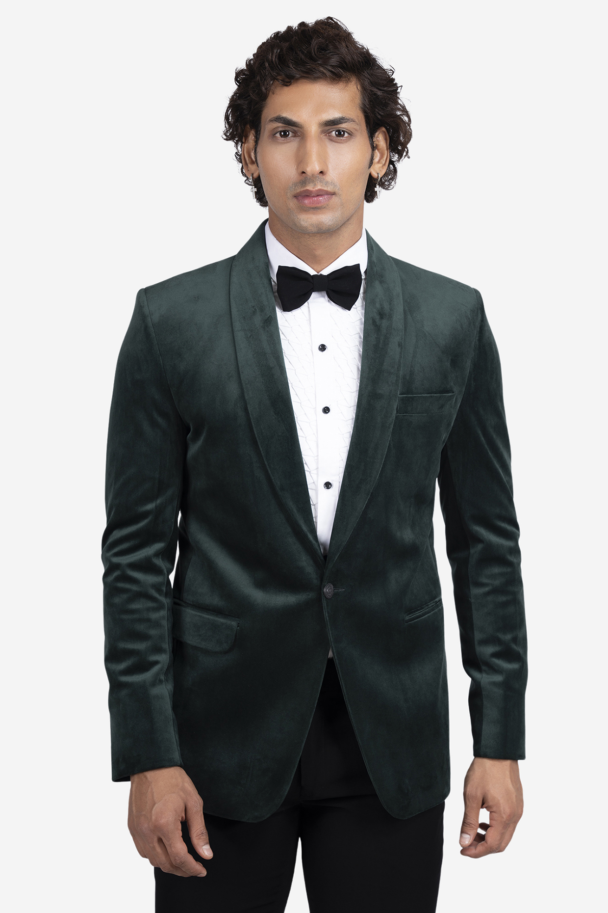 Green velvet tuxedo online