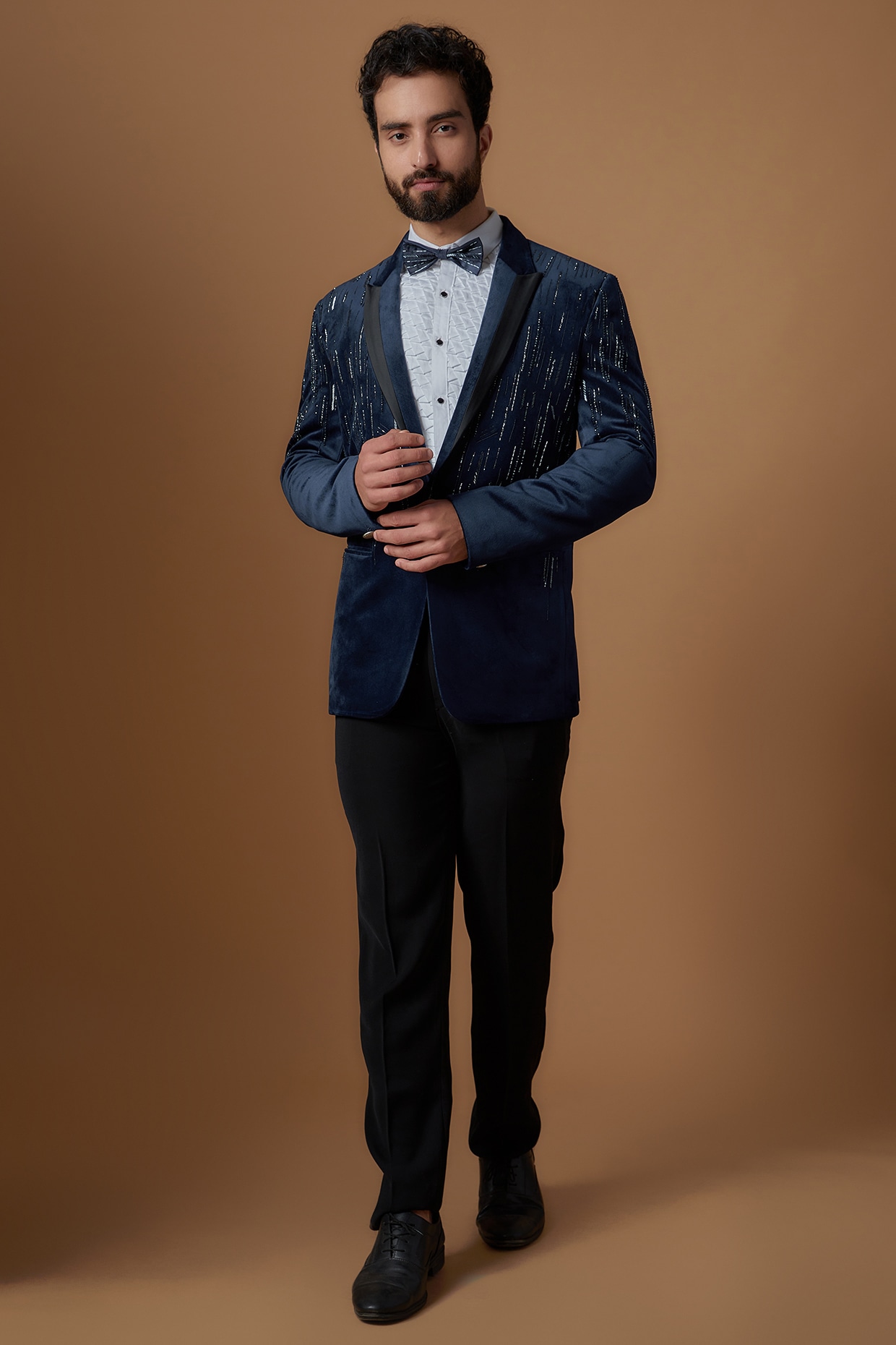 Jade cheap blue tuxedo