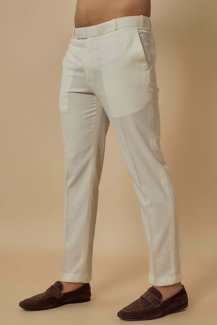 Blue Wool Jodhpuri Jacket by SVEN SUITS at Pernia's Pop Up Shop