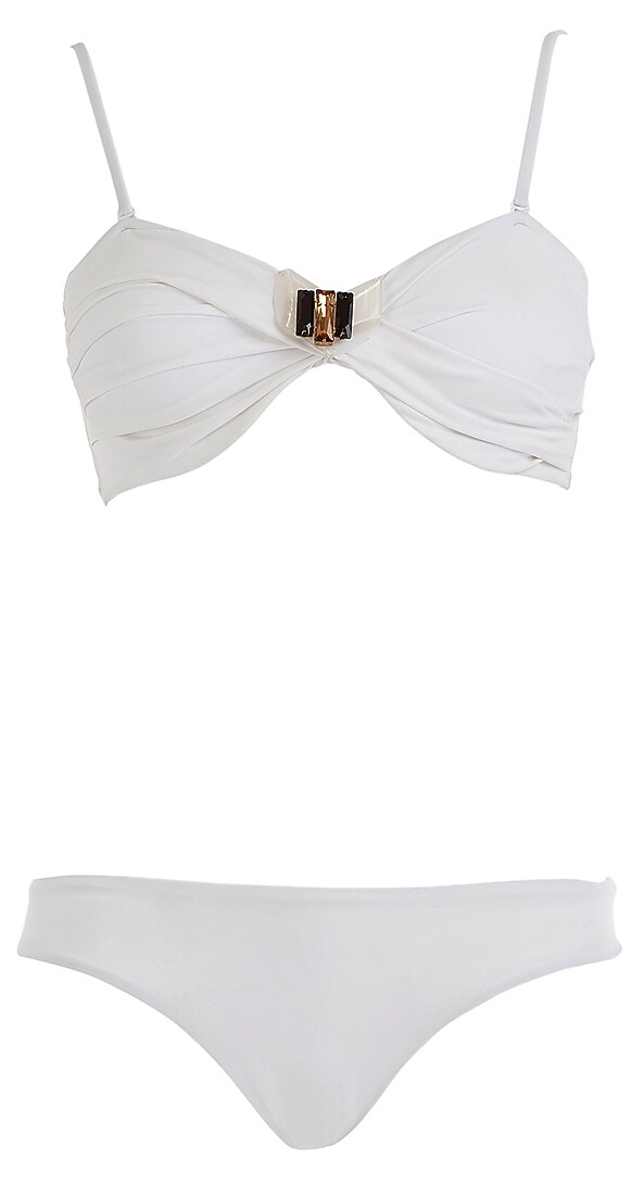 embellished bandeau bikini by Shivan and Narresh available only at Pernia's pop up shop