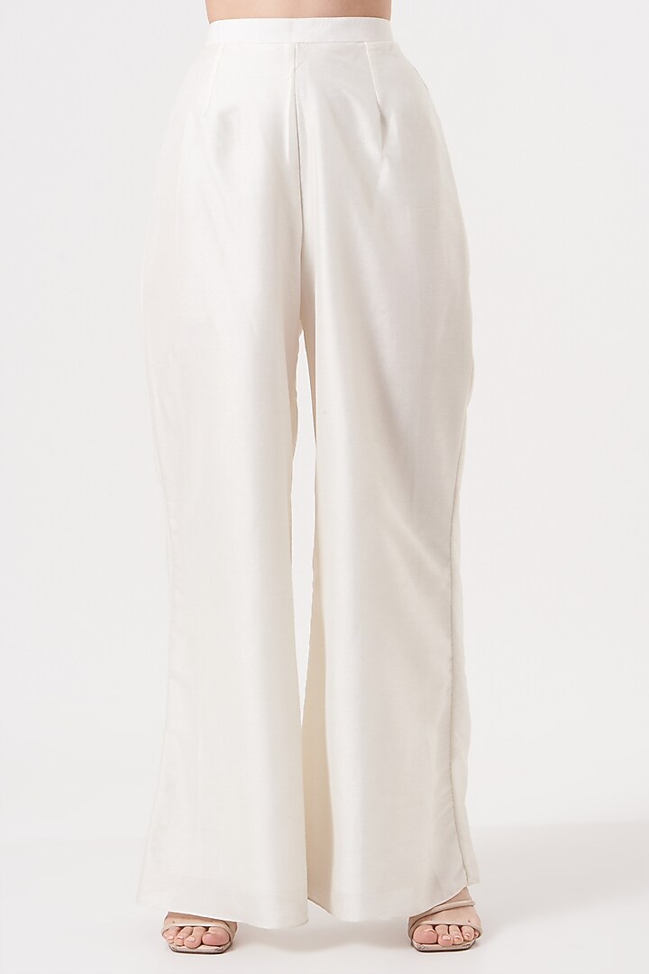 White Silk Co-Ord Set by Studio Bagechaa at Pernia's Pop Up Shop