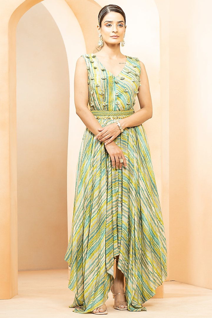 leheriya dress design Waves of Desert: A Vibrant Rajasthani Story of Leheriya