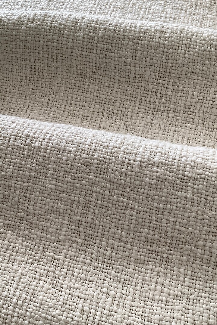 Ivory Cotton Handwoven Bedspread by Studio Covers at Pernia's Pop Up Shop
