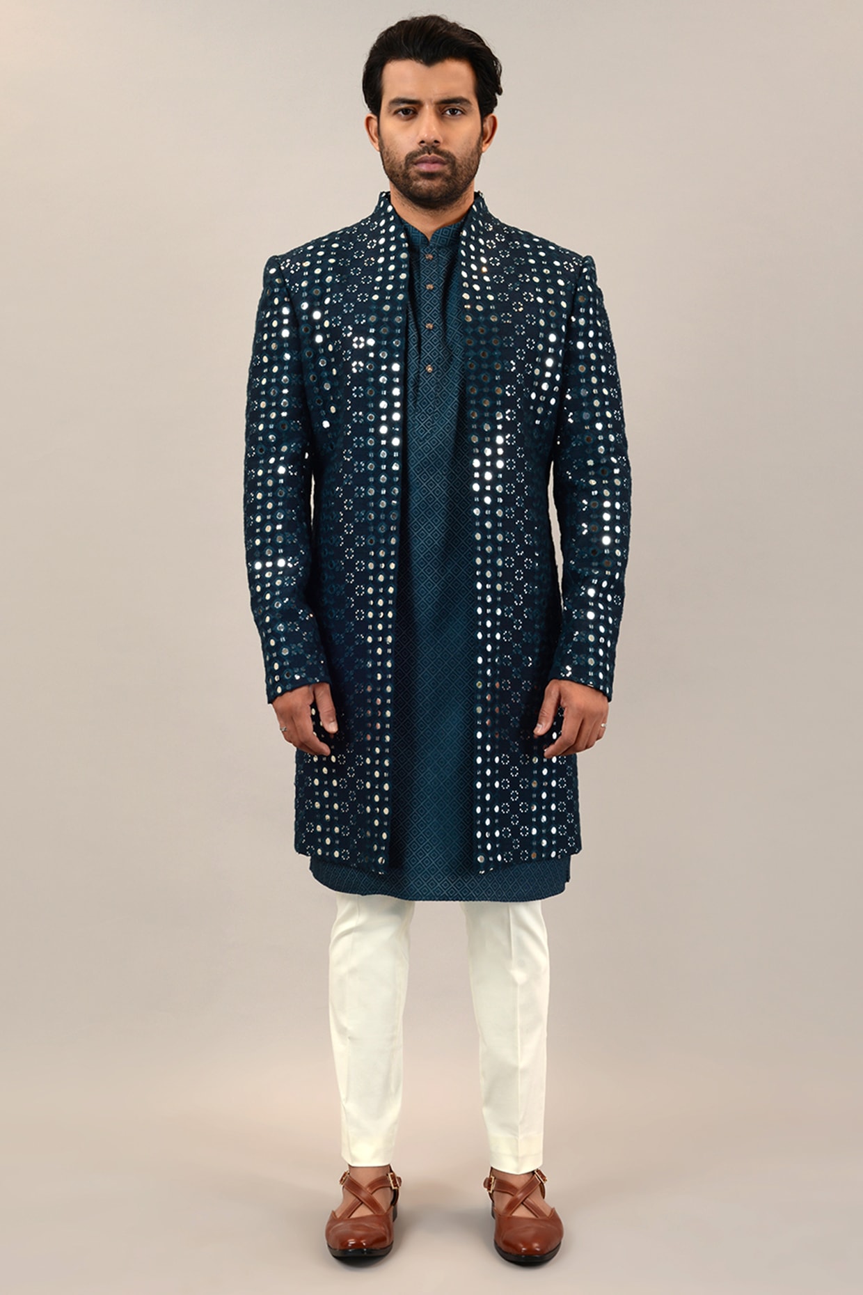 Lavender 3-piece solid elegant formal fashion Men suits – paanericlothing