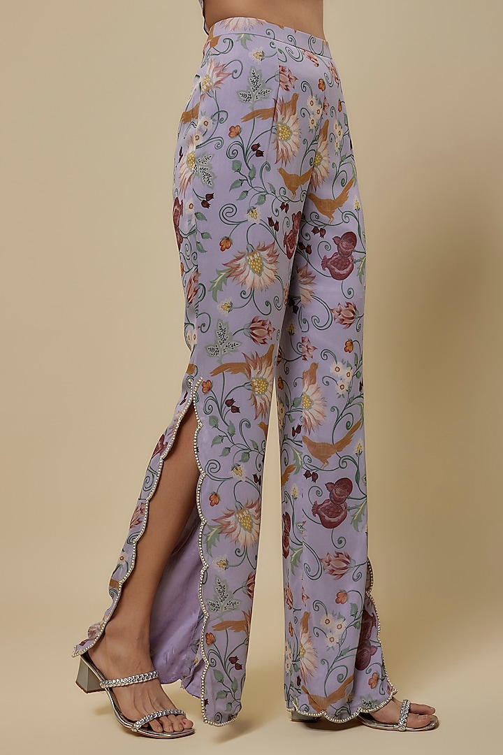 Multi-Colored Georgette Printed Co-Ord Set by Seema Thukral at Pernia's Pop Up Shop