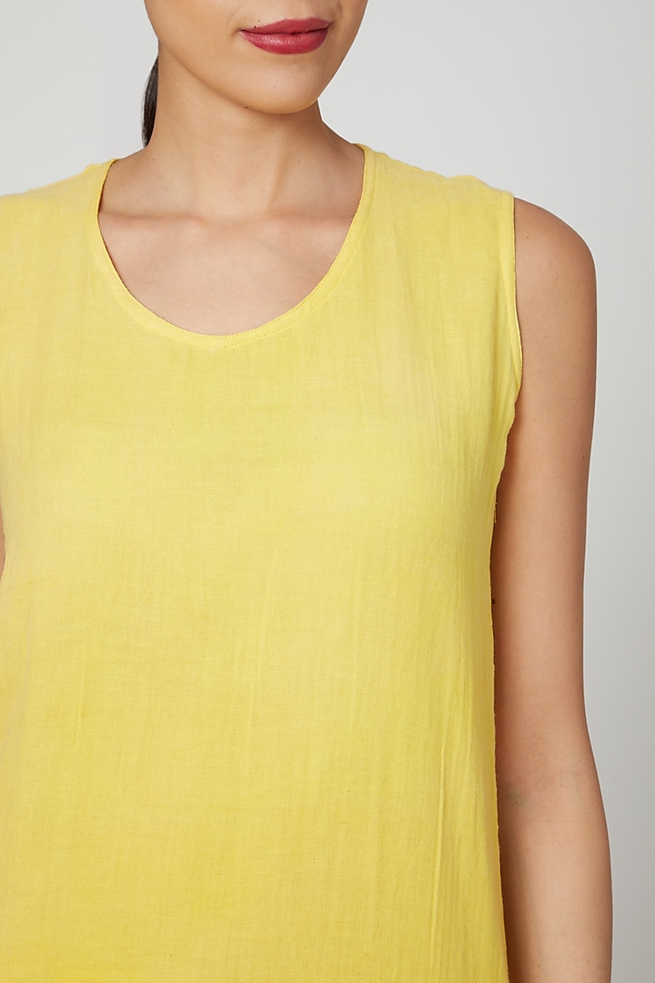Yellow Top With Shorts by Stitch at Pernia's Pop Up Shop