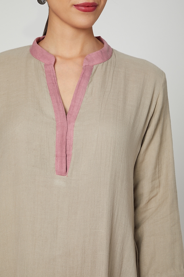Moss Green Dyed Kaftan by Stitch at Pernia's Pop Up Shop