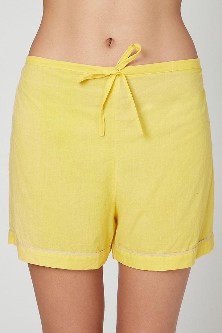 Yellow Shirt With Shorts by Stitch at Pernia's Pop Up Shop