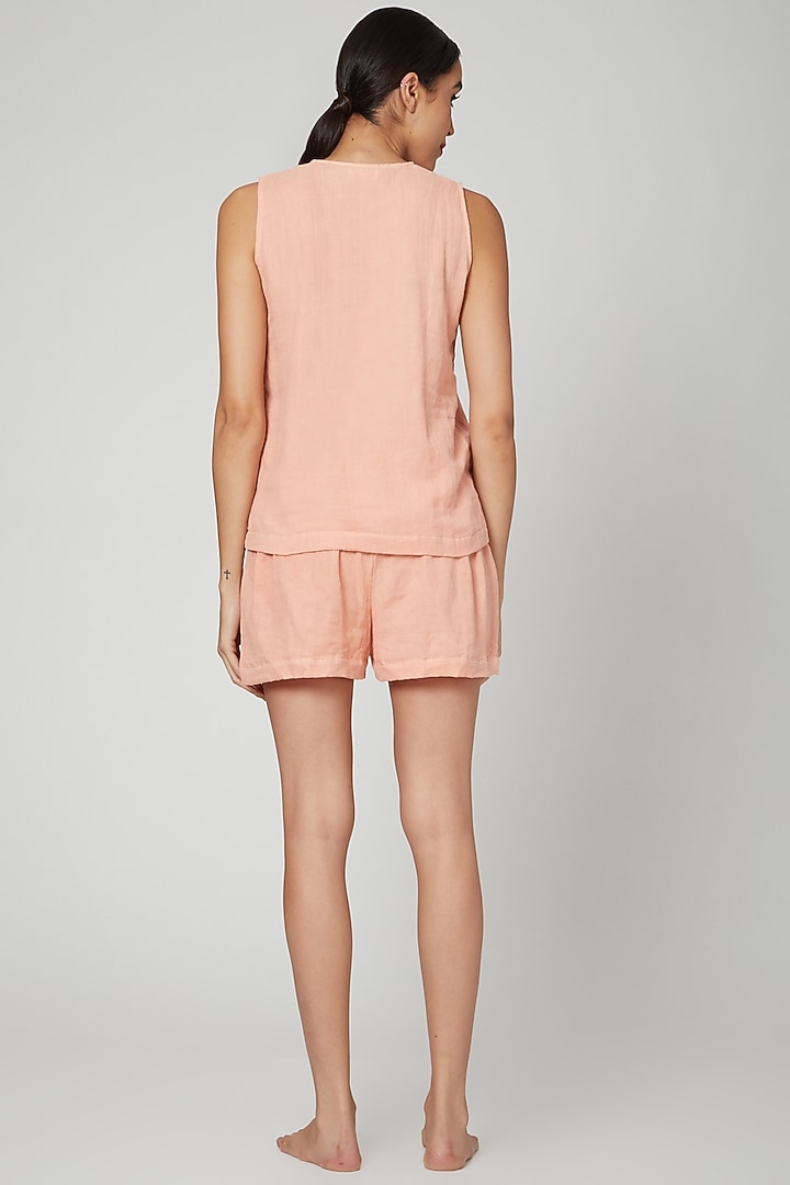 Blush Pink Top With Shorts by Stitch at Pernia's Pop Up Shop