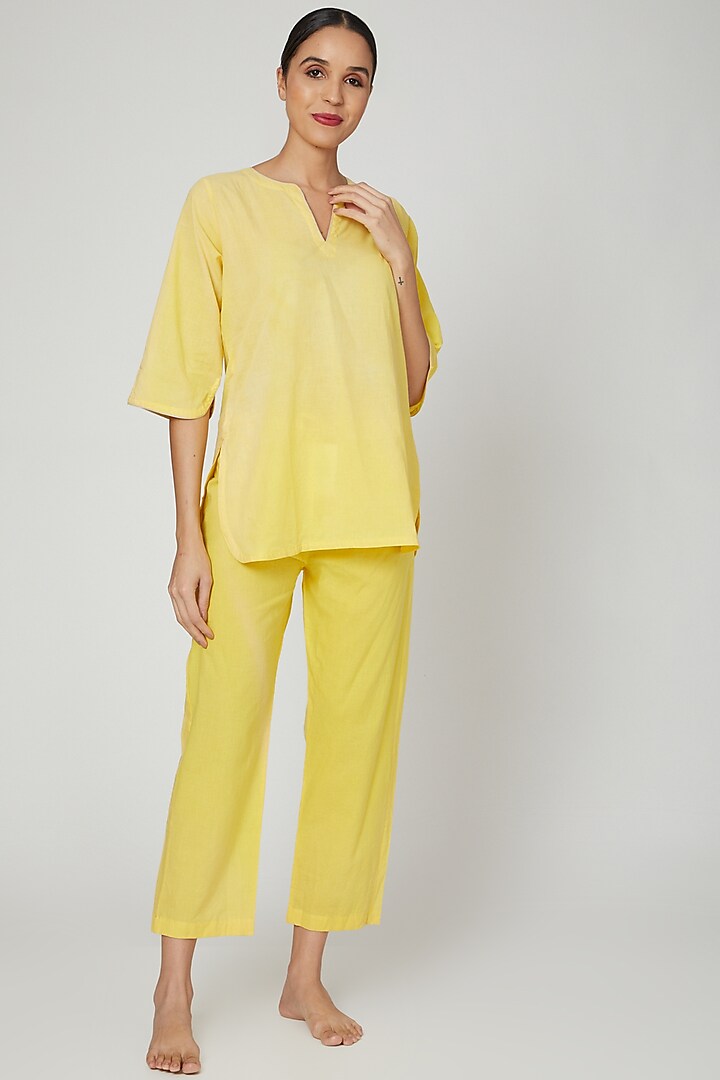 Yellow Top With Pajama by Stitch