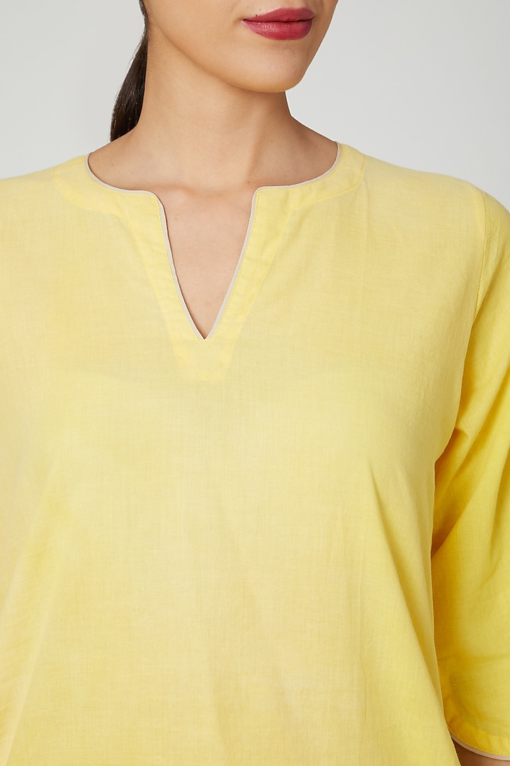 Yellow Top With Pajama by Stitch at Pernia's Pop Up Shop