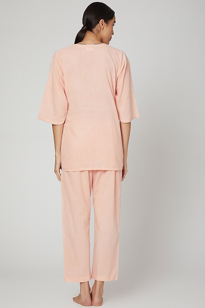 Blush Pink Top With Pajama Pants by Stitch at Pernia's Pop Up Shop