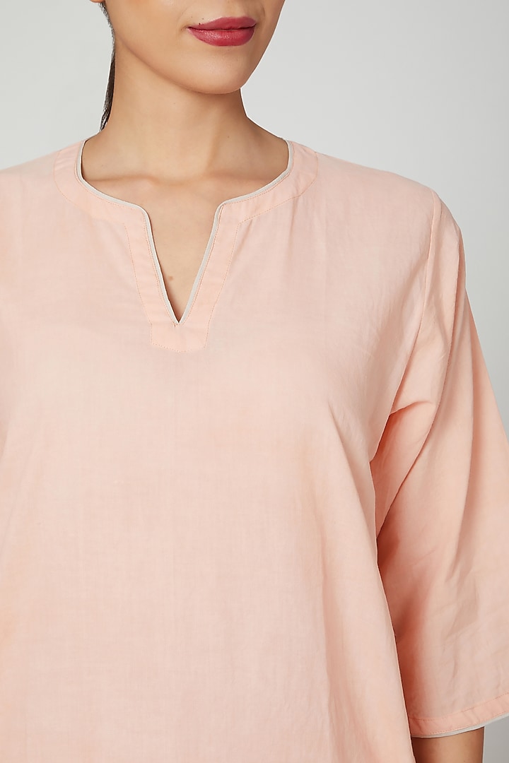 Blush Pink Top With Pajama Pants by Stitch at Pernia's Pop Up Shop