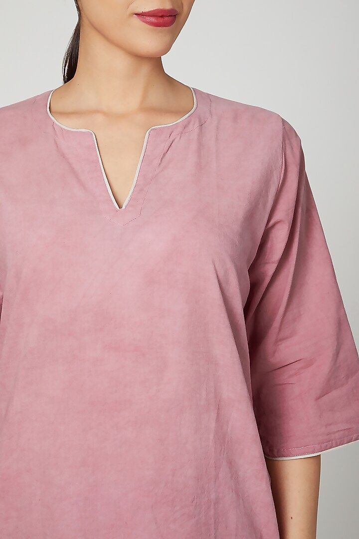 Mauve Top With Pajama Pants by Stitch at Pernia's Pop Up Shop