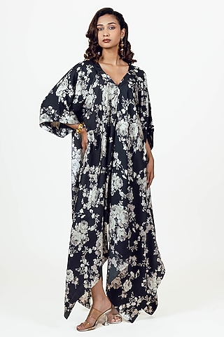 Satin Printed Black Evening Dresses: Buy Satin Printed Black Evening Dresses  Online only at Pernia's Pop-Up Shop 2026