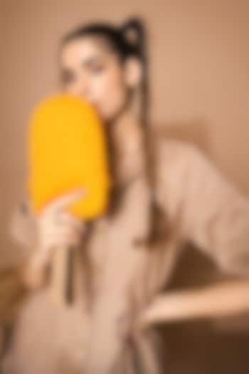 Orange Cotton Twill Bag by Style Junkiie at Pernia's Pop Up Shop