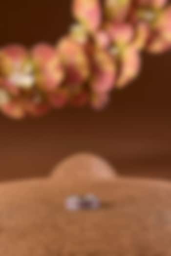 White Gold Finish Eurostar & Ruby Ring In Sterling Silver by STELLA CREATIONS at Pernia's Pop Up Shop