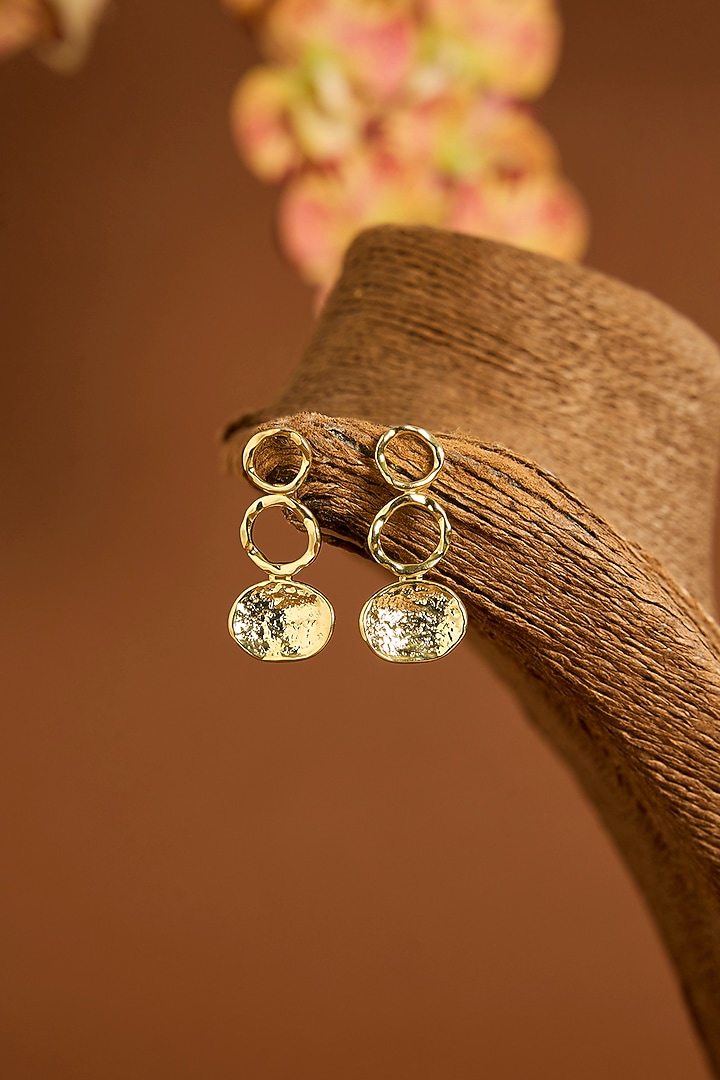 Yellow Gold Finish Swarovski Choker Necklace Set In Sterling Silver by STELLA CREATIONS at Pernia's Pop Up Shop