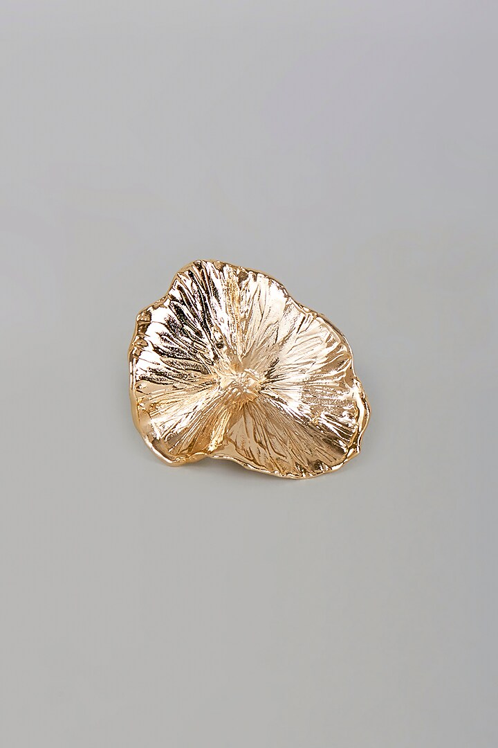 Gold Finish Kinoko Ring by Studio Metallurgy at Pernia's Pop Up Shop