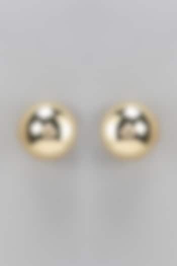 White Finish Pearl Hoop Earrings by Studio6 Jewels at Pernia's Pop Up Shop