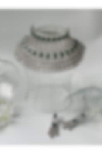 White Finish Zircon Choker Necklace Set by Studio6 Jewels at Pernia's Pop Up Shop