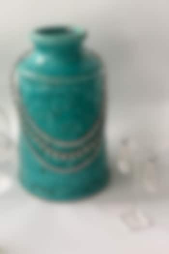 White Finish Zircon Layered Necklace Set by Studio6 Jewels at Pernia's Pop Up Shop