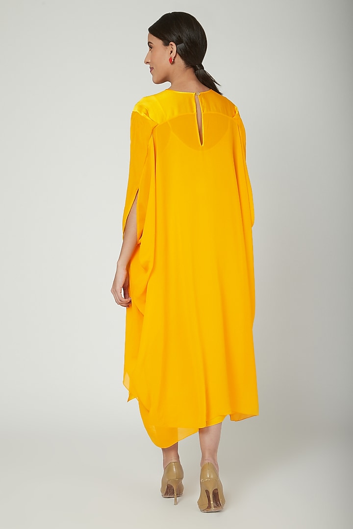 Yellow Panelled Tunic Vacation Dress by Stephany at Pernia's Pop Up Shop