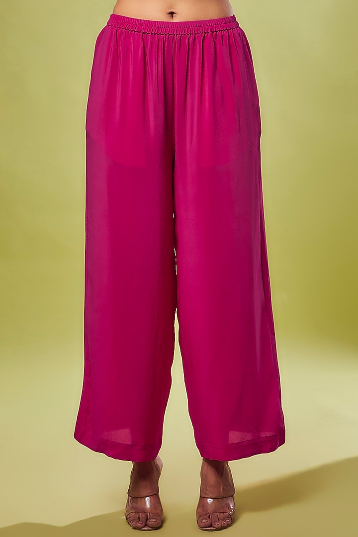 Pink Pure Silk Co-Ord Set by Stephany at Pernia's Pop Up Shop