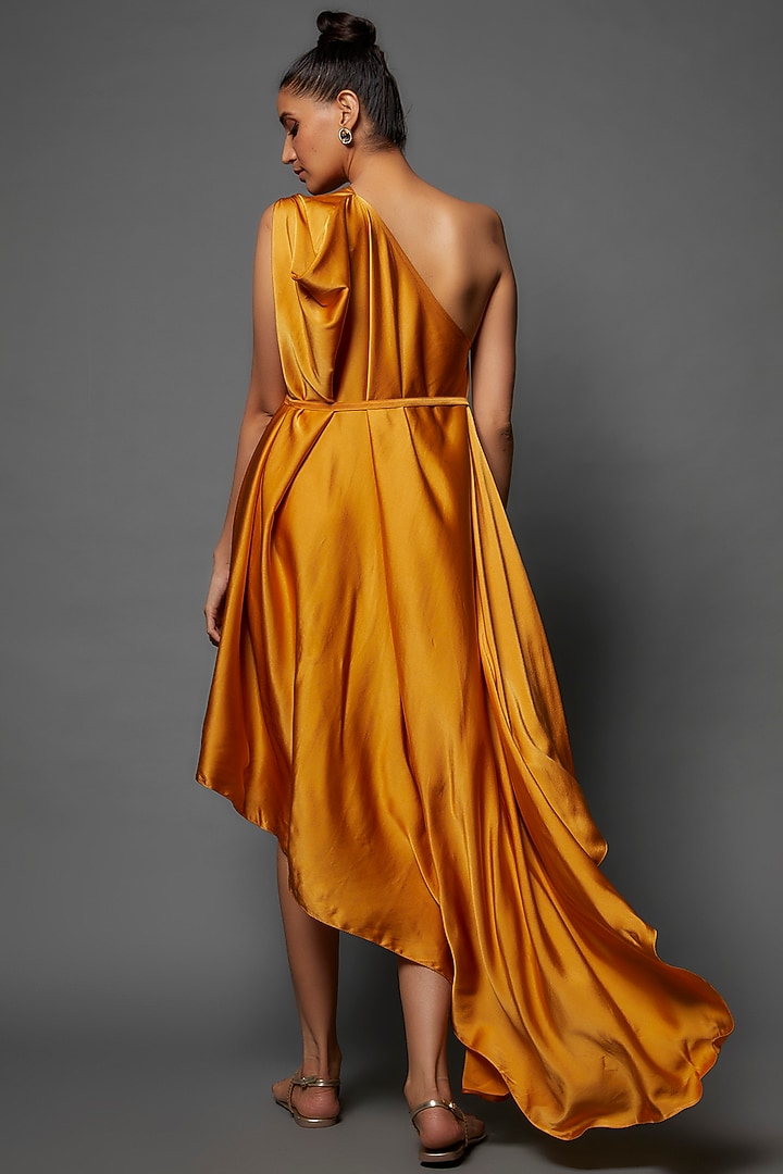 slim fit dress slacks Gold Metallic Chiffon Silk Black Background Soft Flowy Prom Fabric Sol –  GENERAL TEXTILES INC DBA SMART FABRICS main image 1