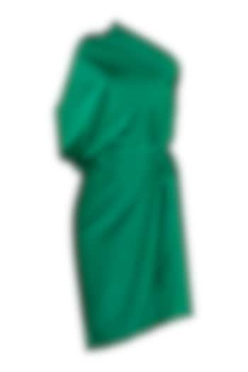 Jade One Shoulder Mini Dress With Belt by Stephany