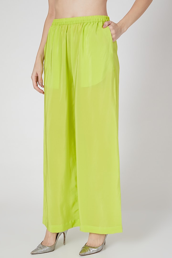 Lime Tunic Set With Tie-Up by Stephany at Pernia's Pop Up Shop