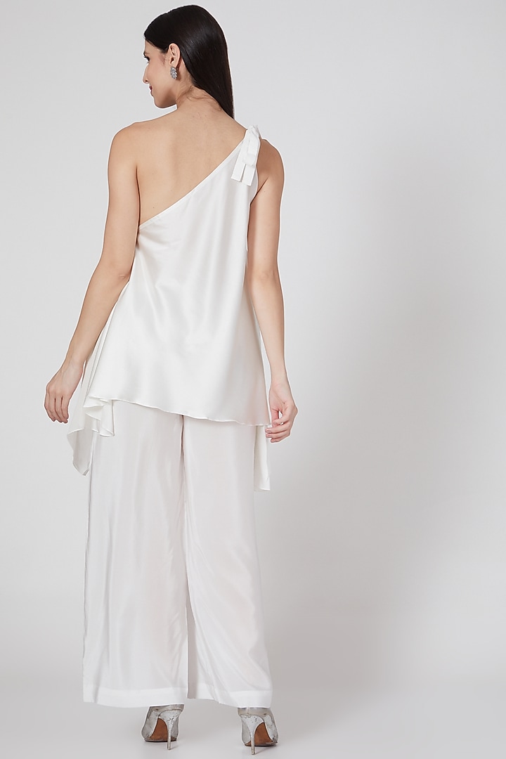 White Trouser Set by Stephany at Pernia's Pop Up Shop